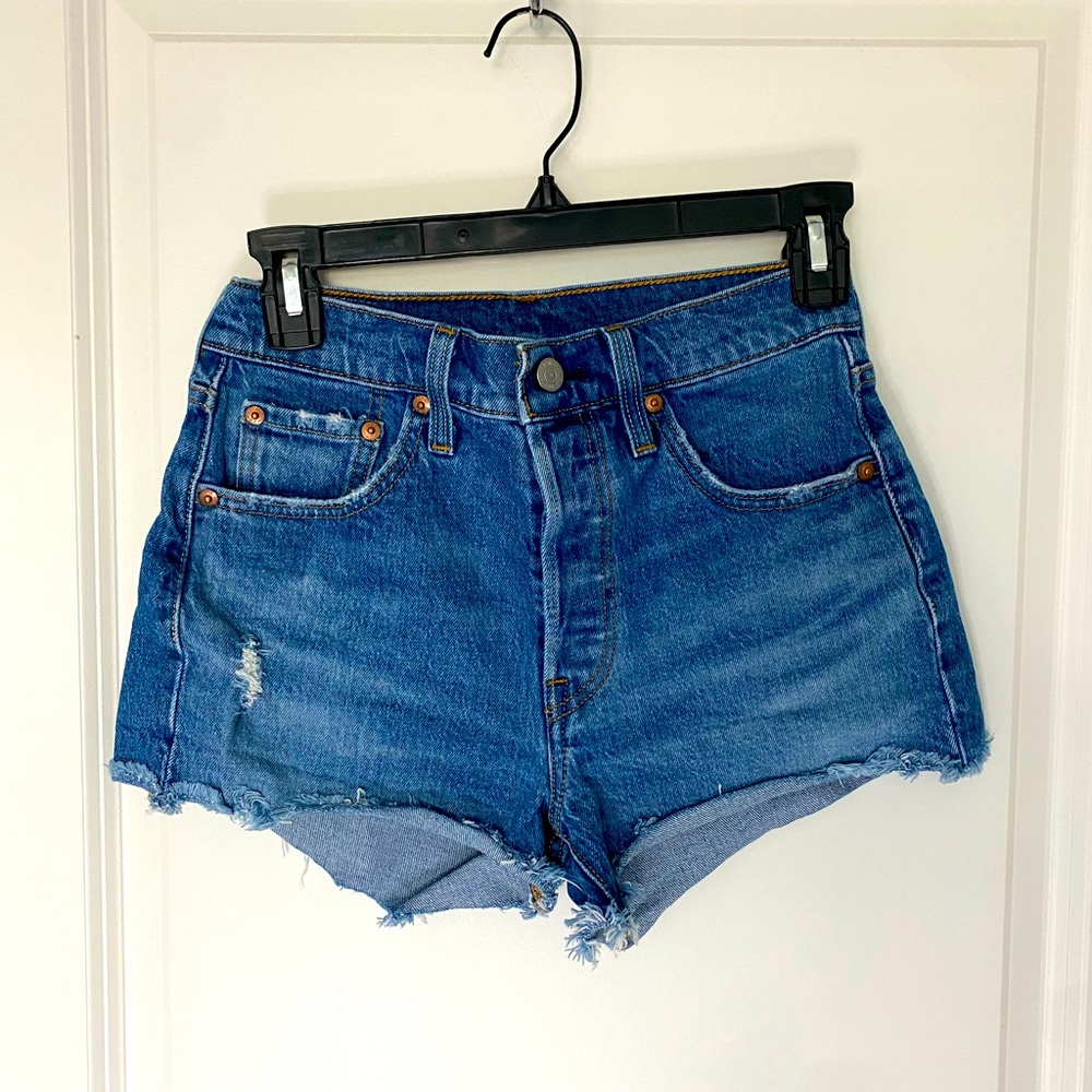 Levi’s 501 high rise shorts